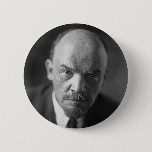 Vladimir Lenin Ronde Button 5,7 Cm (Voorkant)