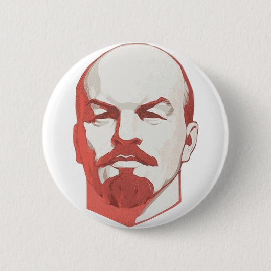 Vladimir Lenin Ronde Button 5,7 Cm (Voorkant)