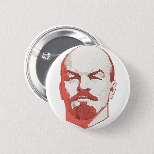Vladimir Lenin Ronde Button 5,7 Cm (Voorkant /achterkant)