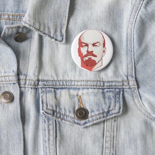 Vladimir Lenin Ronde Button 5,7 Cm (In situ)