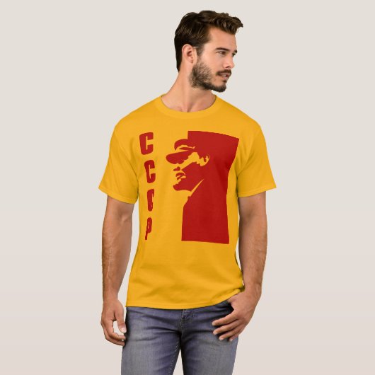 Vladimir Lenin Sovjet-Unie CCCP USSR T-shirt (Voorkant volledig)