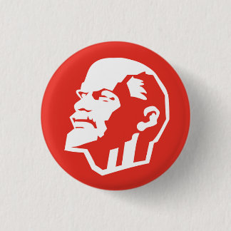 Vladimir Lenin-toets Ronde Button 3,2 Cm