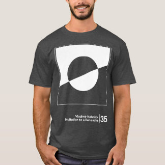 Vladimir Nabokov Minimalistisch Kunstwerkontwerp T-shirt