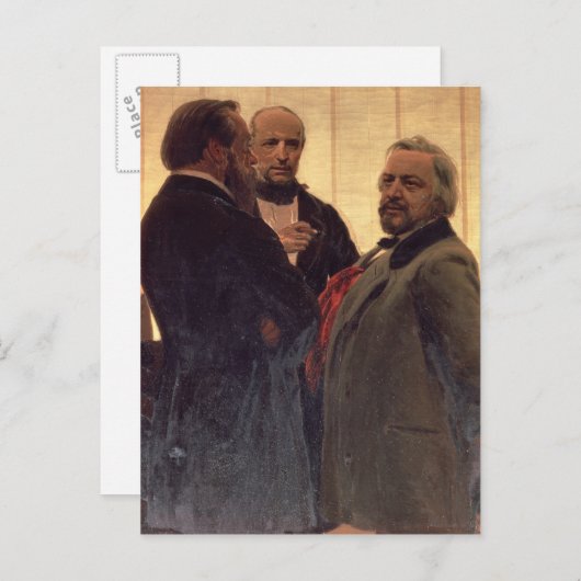 Vladimir Odoevsky Briefkaart (Voorkant / Achterkant)