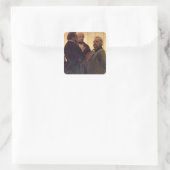 Vladimir Odoevsky Vierkante Sticker (Tas)