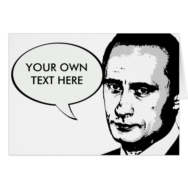 Vladimir Poetin (Voorkant Horizontaal)