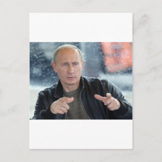 Vladimir Poetin Briefkaart