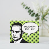 Vladimir Poetin Briefkaart (Staand voorkant)