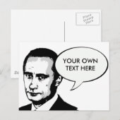 Vladimir Poetin Briefkaart (Voorkant / Achterkant)