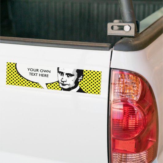 Vladimir Poetin Bumpersticker (Op Truck)