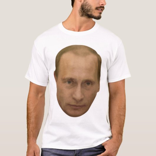Vladimir Poetin FACE T-shirt (Voorkant)