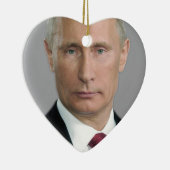 Vladimir Poetin Gear Keramisch Ornament (Rechts)