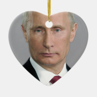 Vladimir Poetin Gear Keramisch Ornament