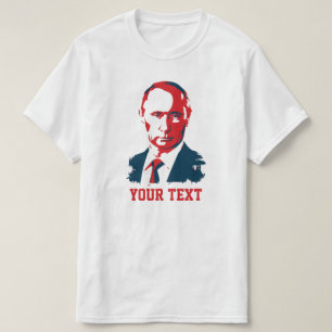Vladimir Poetin Jouw tekst T-Shirt