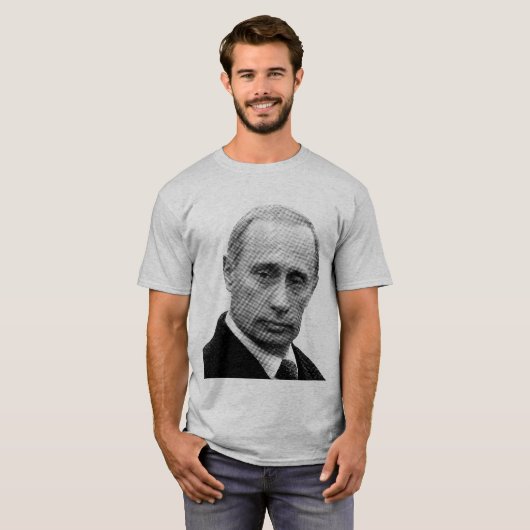 Vladimir Poetin (Krantenblad) T-shirt (Voorkant volledig)