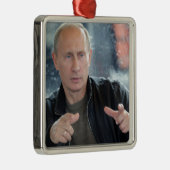 Vladimir Poetin Metalen Ornament (Rechts)