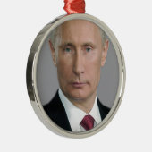 Vladimir Poetin Metalen Ornament (Rechts)