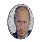 Vladimir Poetin President Rusland Dartbord (Voorkant Links)