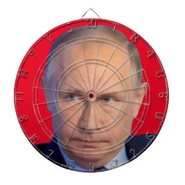 Vladimir Poetin President van de Russische Dart Bo Dartbord