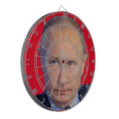 Vladimir Poetin President van de Russische Dart Bo Dartbord (Voorkant Links)