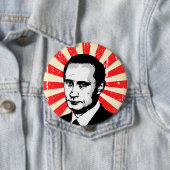 Vladimir Poetin Ronde Button 4,0 Cm (In situ)