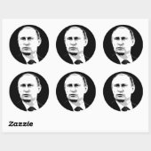 Vladimir Poetin Ronde Sticker (Vel)