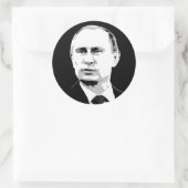 Vladimir Poetin Ronde Sticker (Tas)