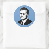 Vladimir Poetin Ronde Sticker (Tas)