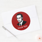 Vladimir Poetin Ronde Sticker (Envelop)