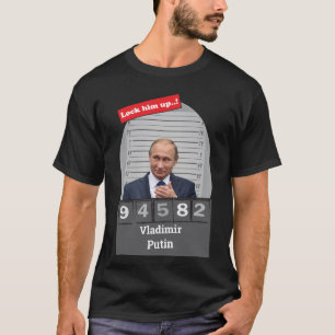Vladimir Poetin satirische mugshot plezier Sluit h T-shirt