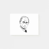 Vladimir Poetin Silhouette Post-it® Notes (Voorkant)