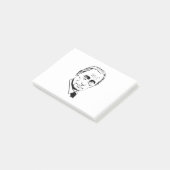 Vladimir Poetin Silhouette Post-it® Notes (Schuin)