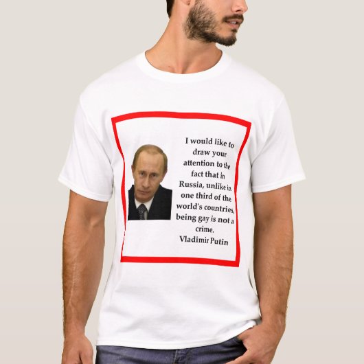 Vladimir Poetin T-shirt (Voorkant)
