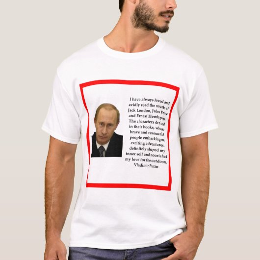 Vladimir Poetin T-shirt (Voorkant)