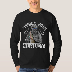 Vladimir Poetin Vist met Vladdy Glass Rusland T-shirt