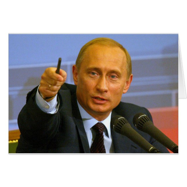 Vladimir Poetin wil dat man een koekje geven! (Voorkant Horizontaal)