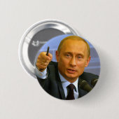 Vladimir Poetin wil dat man een koekje geven! Ronde Button 5,7 Cm (Voorkant /achterkant)