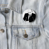 VLADIMIR PUTIN PIN BACK BADGE RONDE BUTTON 5,7 CM (In situ)