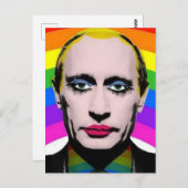 Vladimir Vladimirovich Poetin Briefkaart (Voorkant / Achterkant)