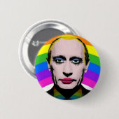 Vladimir Vladimirovich Poetin Ronde Button 5,7 Cm (Voorkant /achterkant)
