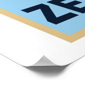 Vladimir Zelensky - Ik sta achter Oekraïne Poster (Hoek)