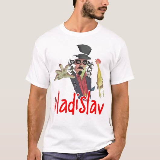 Vladislav T-shirt met hoge hoed (Voorkant)