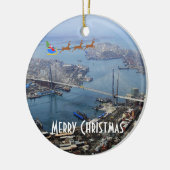 Vladivostok Russia Panoramic Christmas Ornament (Links)