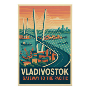 Vladivostok - toegangspoort tot de Stille Oceaan Perfect Poster