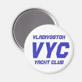 Vladivostok Yacht Club Magneet (Voorkant / Achterkant)