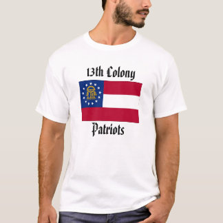 Vlag, 13e koloniepatriotten - Mannen basis T T-shirt
