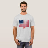 vlag 1776 t-shirt (Voorkant volledig)