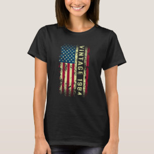 vlag 1984 Amerikaanse vlag 39 jaar oud 39e geboor T-shirt