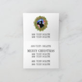 Vlag 1 van het Afbeelding van Kerstmis/van de Feestdagen Kaart (Binnen)