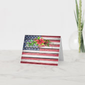 Vlag 1 van het Afbeelding van Kerstmis/van de Feestdagen Kaart (Voorkant)